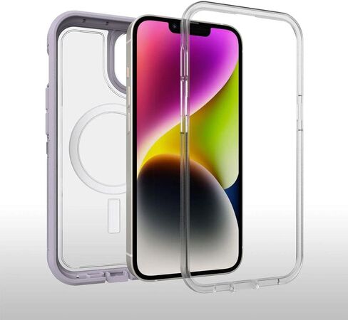 حافظة Otterbox Defender XT Clear iPhone 14 Pro، معتمدة من معيار Lavender Sky US MIL in Saudi Arabia