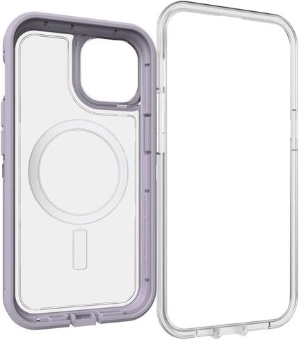 حافظة Otterbox Defender XT Clear iPhone 14 Pro، معتمدة من معيار Lavender Sky US MIL in Saudi Arabia