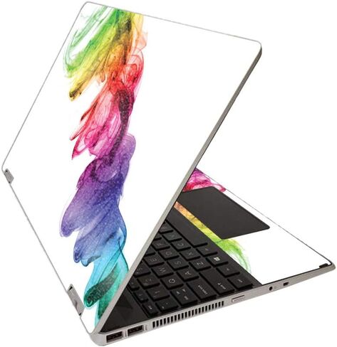 MightySkins Glossy Glitter Skin for HP Pavilion x360 15" (2020) - Paint Party | Protective, Durable High-Gloss Glitter Finish | Easy to Apply, Remove, and Change Styles | Made in The USA in Saudi Arabia
