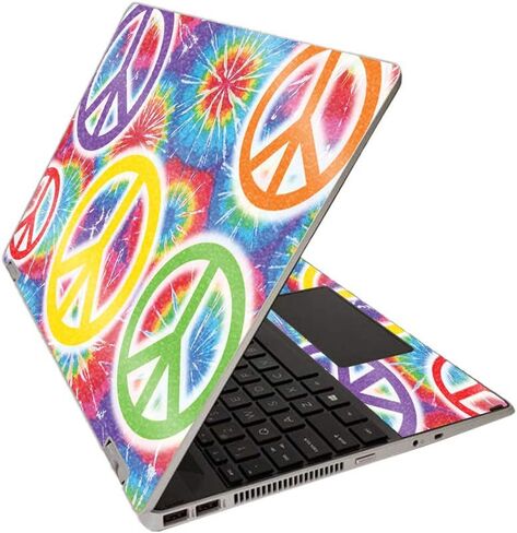 MightySkins Glossy Glitter Skin for HP Pavilion x360 15" (2020) - Paint Party | Protective, Durable High-Gloss Glitter Finish | Easy to Apply, Remove, and Change Styles | Made in The USA in Saudi Arabia