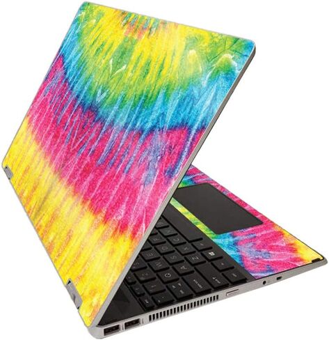 MightySkins Glossy Glitter Skin for HP Pavilion x360 15" (2020) - Paint Party | Protective, Durable High-Gloss Glitter Finish | Easy to Apply, Remove, and Change Styles | Made in The USA in Saudi Arabia