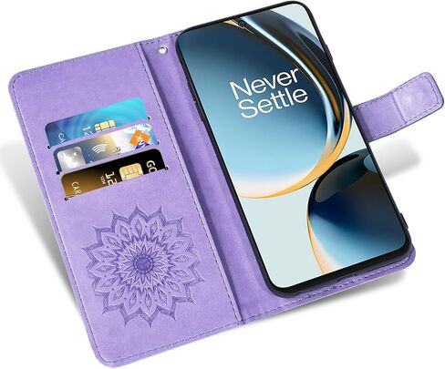 Phone Case for OnePlus Nord N30 5G/CE 3 Lite Wallet with Tempered Glass Screen Protector and Leather Slim Flip Cover Card Holder Stand Cell Accessories OPPO K11x/One Plus 1 1+ N 30/CE3 Women Rose Gold in Saudi Arabia
