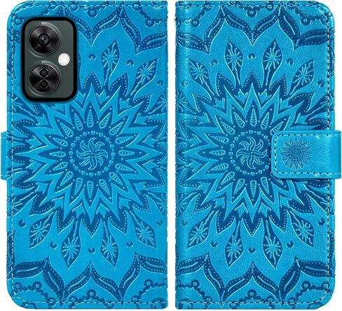 Phone Case for OnePlus Nord N30 5G/CE 3 Lite Wallet with Tempered Glass Screen Protector and Leather Slim Flip Cover Card Holder Stand Cell Accessories OPPO K11x/One Plus 1 1+ N 30/CE3 Women Rose Gold in Saudi Arabia