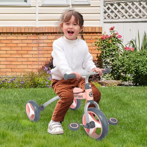دراجة ثلاثية العجلات 3 في 1 من XIAPIA للأطفال من عمر 2 إلى 5 سنوات، دراجة أطفال قابلة للطي ودراجة ثلاثية العجلات للأطفال الصغار ودراجة توازن الطفل مع مقعد قابل للتعديل ودواسة قابلة للفصل. ألعاب الركوب للأولاد والبنات في أعياد الميلاد in Kuwait