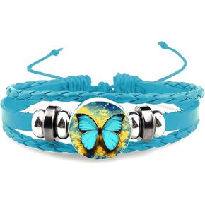 yucaxu boho عباد الشمس الهدايا عباد الشمس سوار جلد للنساء في سن المراهقة الفتيات أساور للزوجة ابنة أمي عيد ميلاد الصداقة أساور الهدايا لها