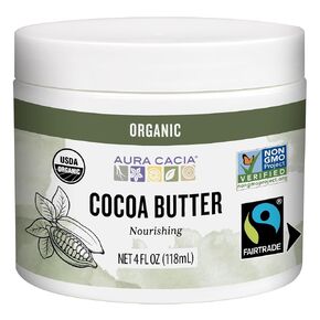 Aura Cacia Natural Cocoa Butter, 4 Ounce (113 g)