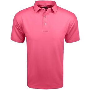 Callaway Men's Solid Micro Hex Performance Golf Polo Shirt with UPF 50 Protection (Size Small-3x Big & Tall)