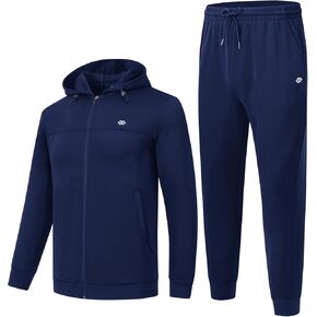MoFiz Men's Tracksuits Sweatsuits for Men Athletic Set 2 Piece Track Suits Jogging Casual Warm Up Full Zip Running Sports