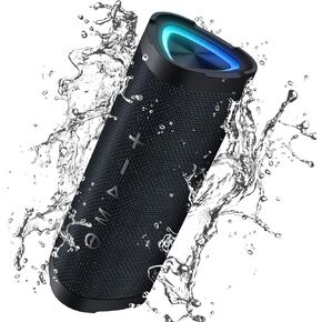 Vanzon V40 Bluetooth Wireless Speaker, IPX7 Waterproof Speaker, 24W Loud Stereo Sound, 24H Playtime, 66ft Bluetooth Range,TWS Speaker for Home and Outdoors