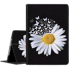 Case for iPad 9th / 8th / 7th Generation (2021/2020/2019) 10.2 inch/iPad Air 10.5" 2019 / iPad Pro 10.5",Leather Smart Cover with Auto Wake/Sleep, Cowhide Brown Black Cow