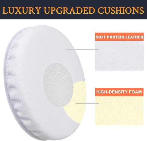 SOULWIT Earpads Replacement for Sennheiser HD239 HD238 HD231 HD229 HD228 HD220 HD219 HD218 Headphones, Ear Pads Cushions with Softer Leather, Noise Isolation Foam - Black in Saudi Arabia