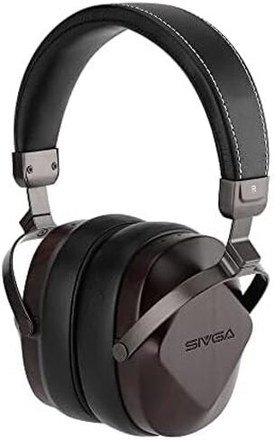 SIVGA Oriole SV022 Wooden Wired Dynamic Closed Back Headphone (Rosewood) in Kuwait