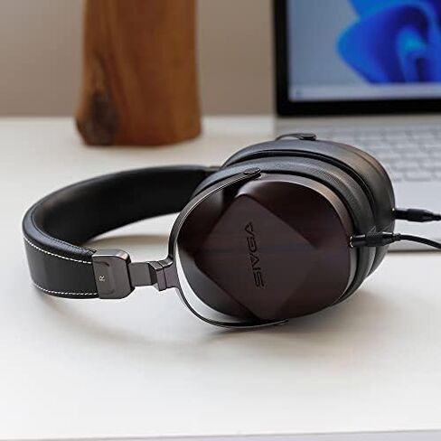 SIVGA Oriole SV022 Wooden Wired Dynamic Closed Back Headphone (Rosewood) in Kuwait