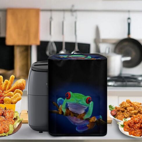 GLENLCWE Hawaiian Starfish on Beach Air Fryer Dust Cover,Electric Pressure Cooker Cover,Kitchen Small Appliance Covers Protector with Storage Pockets and Handle,Washable&Dust Proof in Kuwait