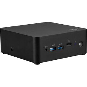 MSI Cubi 5 Barebones Mini PC: Intel Core i3-1215U, WiFi 6E, BT 5.2, Thunderbolt Type-C, Dual Display, Energy Efficient, Black: 12M-086BUS