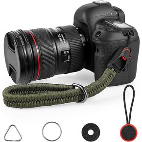 Quick Release Camera Wrist Strap, Nylon Camera Hand Strap Hand Strap with 4 Replace Buckle for DSLR Mirrorless Camera in Saudi Arabia