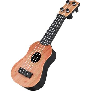 Kisangel 1pc Kids Toy Guitar Ukulele Guitar Musical Instrument Ukulele Musical Toy for Boys and Girls(Beige)