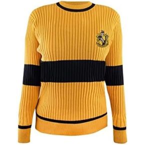 Cinereplicas Harry Potter - Quidditch Sweater Hufflepuff - L - Official License Yellow