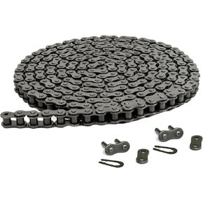 Jeremywell 25H Heavy Duty Roller Chain 3 FT with 1 Connecting Link for 50cc 70cc 90cc 110cc 125cc Go Karts, Mini Bikes, Scooters, ATV, MTV, Dirt Bike Electric Start Taotao SunL Peace JCL Baja Kazuma