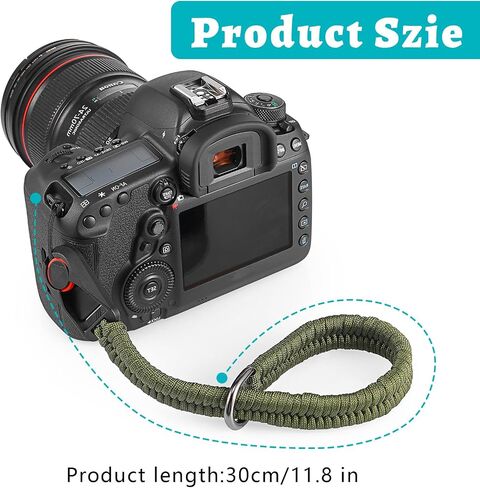 Quick Release Camera Wrist Strap, Nylon Camera Hand Strap Hand Strap with 4 Replace Buckle for DSLR Mirrorless Camera in Saudi Arabia