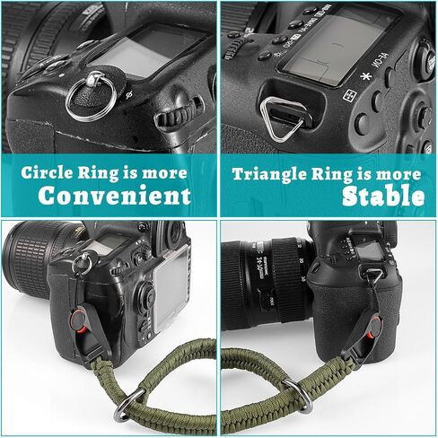 Quick Release Camera Wrist Strap, Nylon Camera Hand Strap Hand Strap with 4 Replace Buckle for DSLR Mirrorless Camera in Saudi Arabia