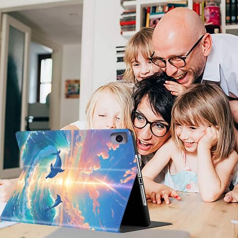 حافظة لجهاز iPad 10.2/10.5، مع حامل كوستر قابل للتعديل، غطاء ذكي للإيقاظ والنوم التلقائي لجهاز iPad 9th / 8th / 7th Generation (2021/2020/2019) 10.2 بوصة/iPad Air 10.5" 2019 - عباد الشمس والكسلان (حقيبة القلم) in Kuwait