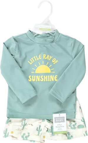 Hudson Baby Unisex Baby Swim Rashguard Set, Sea Turtle, 5T in Saudi Arabia