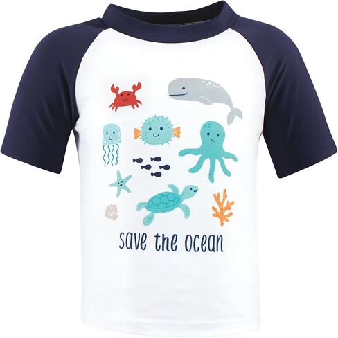 Hudson Baby Unisex Baby Swim Rashguard Set, Sea Turtle, 5T in Saudi Arabia