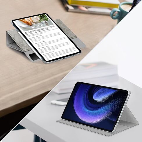 Case Compatible with Xiaomi Pad 6 Tablet 11.0 inch Released 2023 Multi-Angle Stand Cover for Mi Pad 6 Pro Tablet 360° Adjustable Swivel,Black in Kuwait