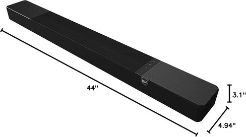 Klipsch Flexus CORE 200 3.1.2 قناة مدعومة بمكبر صوت Onkyo Bluetooth مع Dolby Atmos وضبط الصوت المخصص - أسود in Kuwait