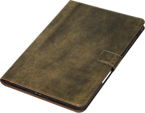 Gexmil Case for iPad Pro 11 Inch,4th/3rd/2nd/1st Generation(2022/2021/2020/2018) Genuine Leather Cover with Pencil Holder,Cowhide Folio Cover,Auto Sleep/Wake Anti Slip,Vegetable Tanning Brown in Kuwait