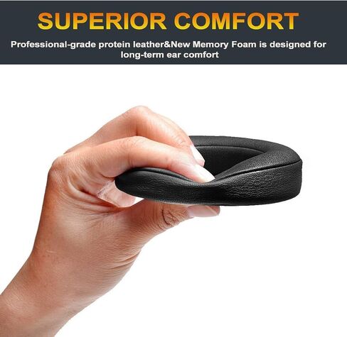 Replacement Earpads Memory Foam Ear Cushion Cover Fit for Beats Solo 2.0 / 3.0 Wireless On Ear Headphones (Red) in Kuwait