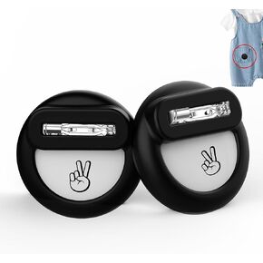 Air Tag Holder for Kids (4 Pack) 丨Hidden AirTag Case with Invisible Pin for Child Cloth, Pants & Silicone GPS Tracker Protective Cover for Toddlers, Elderly Shoelaces丨Dark Blue&Black&Dark Blue&Black
