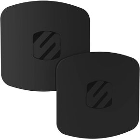 Scosche MPLT54T-2PKBP0 MagicMount Replacement Plate Kit for Magnetic Car Phone Mount Holder, Metal Plates w/Extra Strength Hold for Smartphone, Tablet, Magnet Cell Phone Stand & Phone Case, Pack of 2