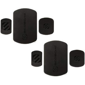 طقم لوحة استبدال MagicMount MPLT54T-2PKBP0 من Scosche لحامل تثبيت هاتف السيارة المغناطيسي، لوحات معدنية مع تثبيت قوي إضافي للهواتف الذكية والكمبيوتر اللوحي وحامل الهاتف الخلوي المغناطيسي وحافظة الهاتف، حزمة من 2 in Kuwait
