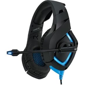 Adesso Xtream G3-7.1 Surround-Sound Gaming Headset with Noise Cancelling Microphone and LED Lighting for PC, PS4, Xbox, Nintendo Switch, and Laptops