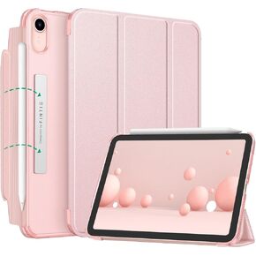 Fintie SlimShell Case for iPad Mini 7 (A17 Pro) 2024 / iPad Mini 6 2021, [Magnetic Clasp] Lightweight Stand Case w/Translucent Frosted Back Cover for iPad Mini 7th/6th Generation 8.3", Lilac Purple