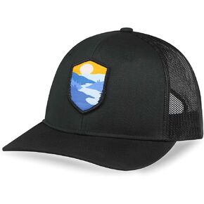 SHOHELL Trucker Hat for Men & Women, Adjustable Snapback Mesh Baseball Cap for Outdoors, Fishing & Golf Hat