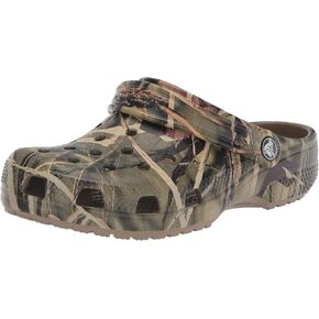 Crocs Classic Realtree Clog (Little Kid/Big Kid) Khaki 4 Big Kid M