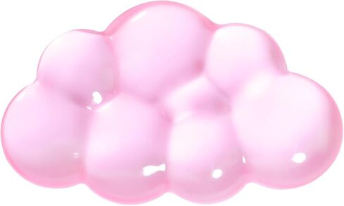 Soft Clear Cloud Wrist Rest Cushion for Mouse Cool Silicone Gel Ergonomic Wrist Pain Relief Mouse Wrist Support Pad with Gel-Filled for Office School Home Laptop & Computer Mouse (Transparent) in Saudi Arabia