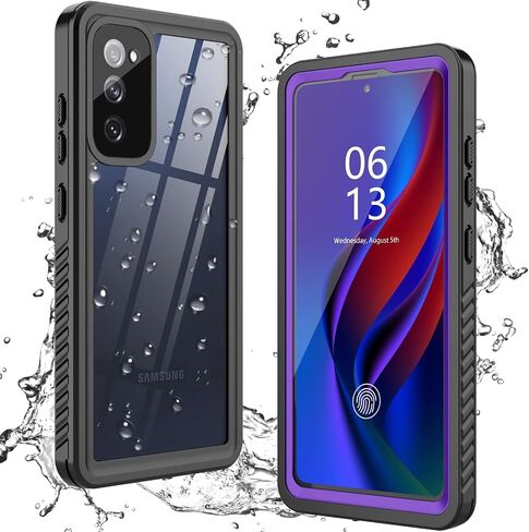 for Samsung Galaxy S22+Plus Case Waterproof,S22+Plus Case with Built-in Screen Protector,Full Body Shockproof Heavy Duty Protective Case for Samsung S22 Plus Black in Saudi Arabia