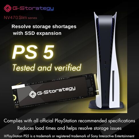 GS 2 تيرابايت مع Heatsink PCIe Gen4 M.2 2280 محرك أقراص SSD داخلي SSD يصل إلى 7,450 ميجابايت/ثانية للألعاب، PS5، Xbox - NV47002TBY3G1NH in Saudi Arabia