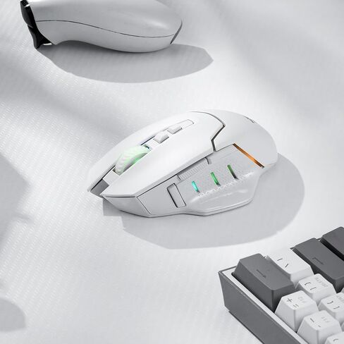 Redragon M690 PRO Wireless RGB Gaming Mouse 8000 DPI Remapping Keys | Cable-Free 0 Delay, Rapid-Fire Macro Keybinds, Vibing Backlight, Ergonomic Grip Body Comfort in Kuwait