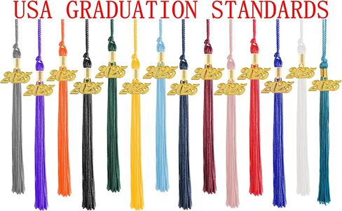 2023 Tassel Graduation Cap Tassel with 2023 Gold Charm,Black Tassel in Kuwait