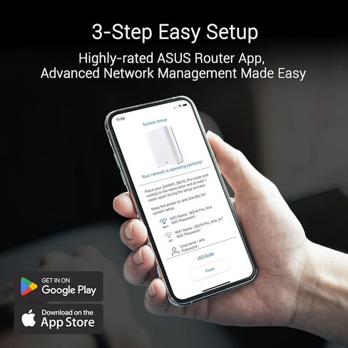 ASUS ZenWiFi XT9 AX7800 ثلاثي الموجات WiFi6 Mesh WiFiSystem (2 حزمة)، 802.11ax، ما يصل إلى 5700 قدم مربع و6+ غرف، AiMesh، أمان إنترنت مجاني مدى الحياة، أدوات الرقابة الأبوية، منفذ WAN 2.5G، UNII 4، أبيض in Saudi Arabia