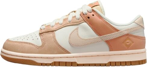 حذاء رياضي للنساء من Nike، ذهبي وأبيض وفضي وأحمر جامعي، 6.5 US in Kuwait