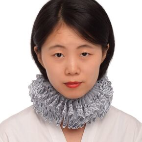 BLESSUME Renaissance Elizabethan Neck Ruff Collar Ruffled Collar Cosplay Gift