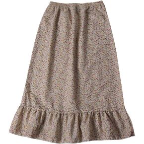 Girls Calico Pioneer Peasant Costume Skirt (Choose Color and Size)