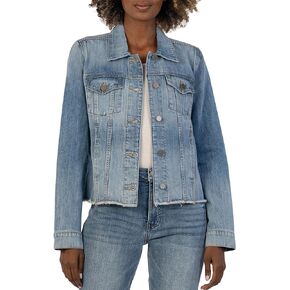 KUT from the Kloth Julia Crop Jacket w/Drop Shoulder-No Waistband