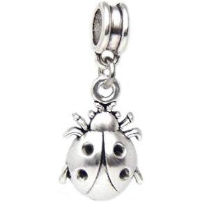 Dangle Ladybug Charm Bead for Bracelets